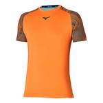 Vêtements Mizuno Mizuno Charge Shadow T-shirt Hommes-Orange