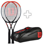 Lot de raquettes Wilson Wilson Clash 100 Pro (Tour) Raquette De Compétition