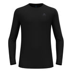 V&ecirc;tements Odlo Odlo Merino 160Crew Haut Manches Longues Hommes-Noir