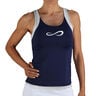 Race D&eacute;bardeur Tank Top Femmes-Bleu Fonc&eacute;